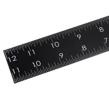 Сталь Измерительная квадратная линейка дюймовая метрическая шкала DIY Кожа ручной работы Швейный инструмент Дропшиппинг