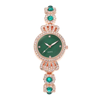 Роскошные хрустальные женские часы-браслеты Модные женские кварцевые часы с бриллиантами Стальные женские наручные часы Montre Femme