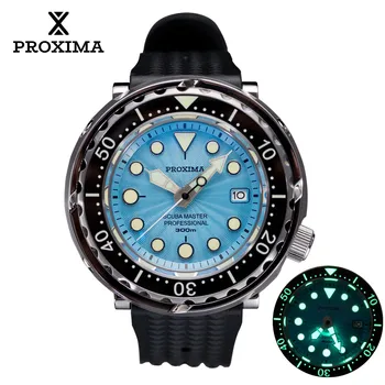 PX1682 V3 Tuna Роскошные механические часы Мужчины Сапфир NH35 Автоматические часы для дайвинга из нержавеющей стали Мужские светящиеся наручные часы