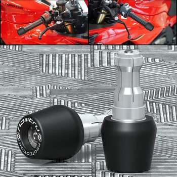  для Suzuki SV650 2016-2023 Мотоцикл Руль Захват Концы Ручка Заглушка Заглушка Грузы Антивибрационный слайдер Штекер