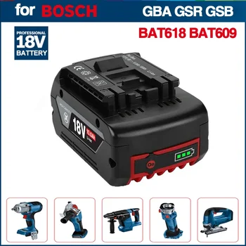 18 В 10 Ач Литий-Ионная аккумуляторная батарея для Bosch 18V Power Tool Backup 10000mAh Портативная замена для батареи BOSCH 18 В BAT609