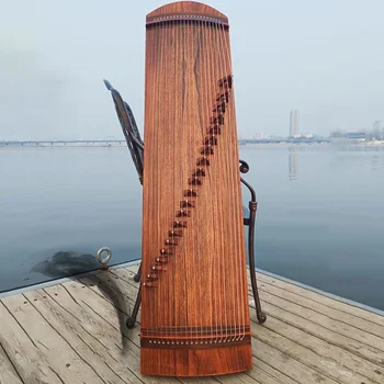 125 см Paulownia Wood Guzheng Портативный маленький Guzheng Начинающий этнический музыкальный музыкальный инструмент Китайская цитра Guqin Струнные инструменты