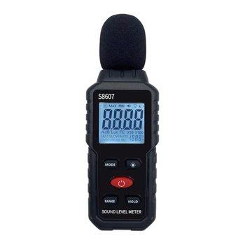 T50 Цифровой шумомер Тестер шума Детектор звука Decible-Monitor 30-130 дБ Аудиоизмерительный прибор Сигнализация Децибел