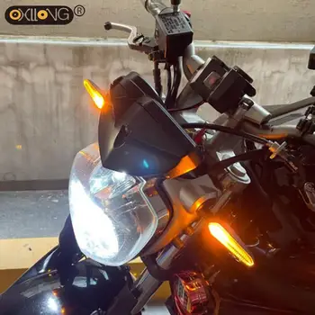 Мотоцикл Светодиодный указатель поворота Индикатор Индикатор Поворотник Водонепроницаемый Мигающий Мото Мотоцикл Супер Яркий для YAMAHA XSR 155 2019-2023