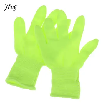 1Pair Glow Party Supplier Флуоресцентные перчатки, светящиеся в темноте / волшебные перчатки (зеленый цвет)