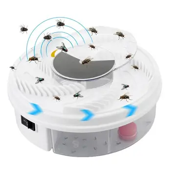  Автоматическая электрическая мух-убийца Ловушка для мух Pestt Control Отпугиватель Электронный Zapper Крытый Открытый мухоловка для домашней кухни
