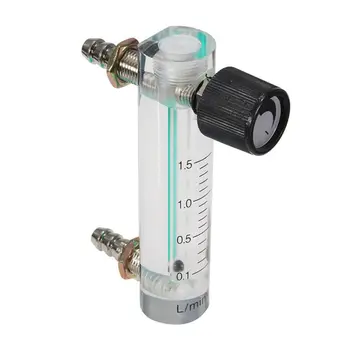 K1MF Газовый регулятор LZB-6M Расходомер 0-1,5 л/мин Расходомер с управлением для КЛАПАН для кислорода/воздуха/газа Простота в эксплуатации для Hospit