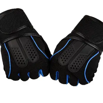 1 пара Перчатки для фитнеса Противоскользящие силовые тренировки Половина пальца На открытом воздухе Тяжелая атлетика Спортивные тренировочные перчатки для мужчин и женщин