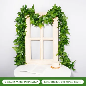  1 шт. 2,3 м висячие искусственные растения плющ лиана зеленый лист домашний декор поддельный цветок DIY Свадебная вечеринка Украшение комнаты