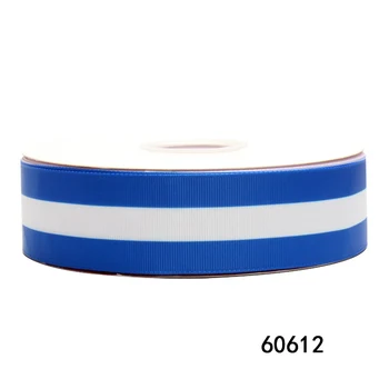 (50 ярдов) Синие и белые полосатые ленты Корсажная лента с принтом для бантов для рукоделия DIY