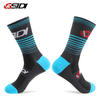 GSDI Профессиональная команда Велосипедные носки Велосипедные носки Высокое качество Спортивные носки на открытом воздухе Носки для бега Баскетбольные носки