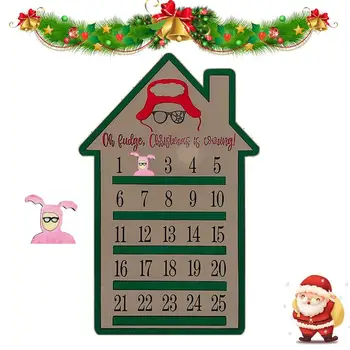 Рождественский календарь обратного отсчета Детский адвент-календарь с цифровым обратным отсчетом до рождественского украшения Симпатичный настольный календарь на Рождество
