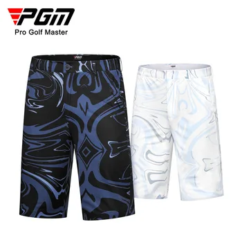 PGM Мужские шорты для гольфа Летние водонепроницаемые спортивные штаны с принтом Одежда для гольфа для мужчин KUZ151